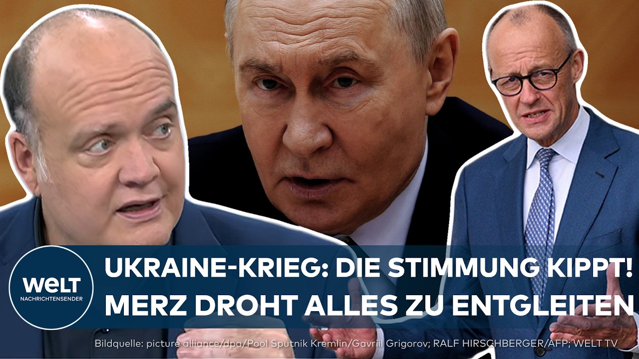 UKRAINE KRIEG: Die Stimmung in Deutschland kippt! Donald Trump bringt Friedrich Merz in Bedrängnis