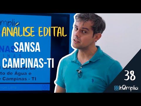 Análise Edital SANASA Campinas - Tecnologia da Informação| Vídeo 38 de 100