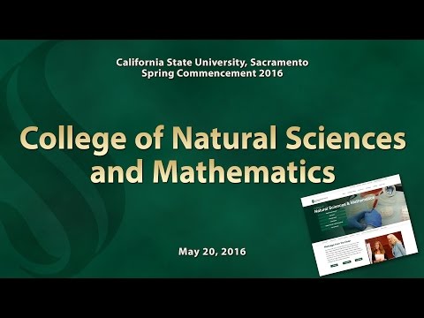 Commencement - Spring 2016 - College of Natural Sciences and Mathematics