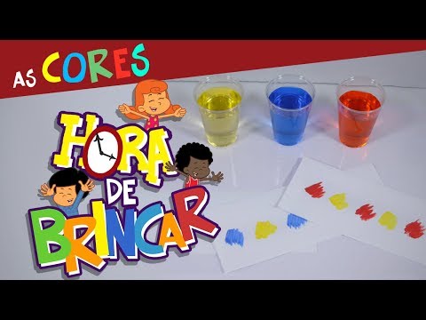 Brincando com as Cores - 3 Palavrinhas - Hora de Brincar
