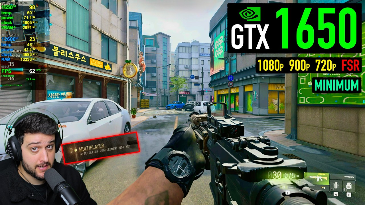 GTX 1650 - Call Of Duty: Modern Warfare 4 Beta - BIOS Update Required?!?