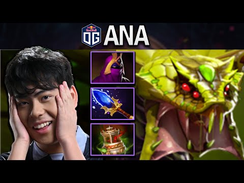 OG.ANA VENOMANCER WITH VEIL & AGHANIMS - DOTA 2 7.27 GAMEPLAY