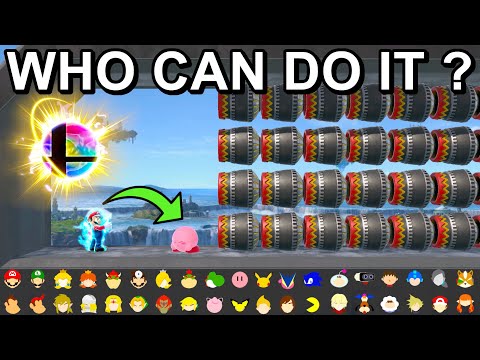 Who Can K.O. Kirby Through The Cannon Wall With A Final Smash ? - Super Smash Bros. Ultimate