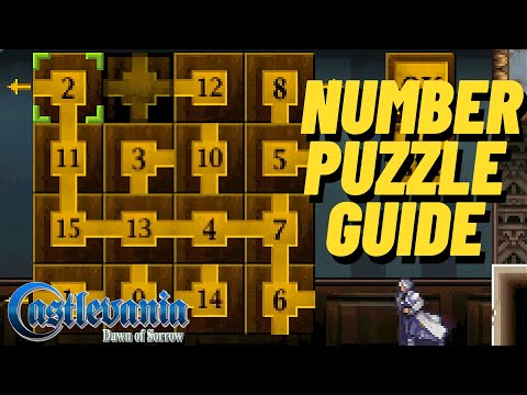Number Puzzle Guide in Castlevania Dawn of Sorrow