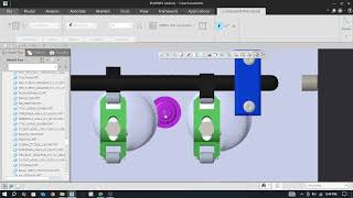spark plug on engine by creo parametric