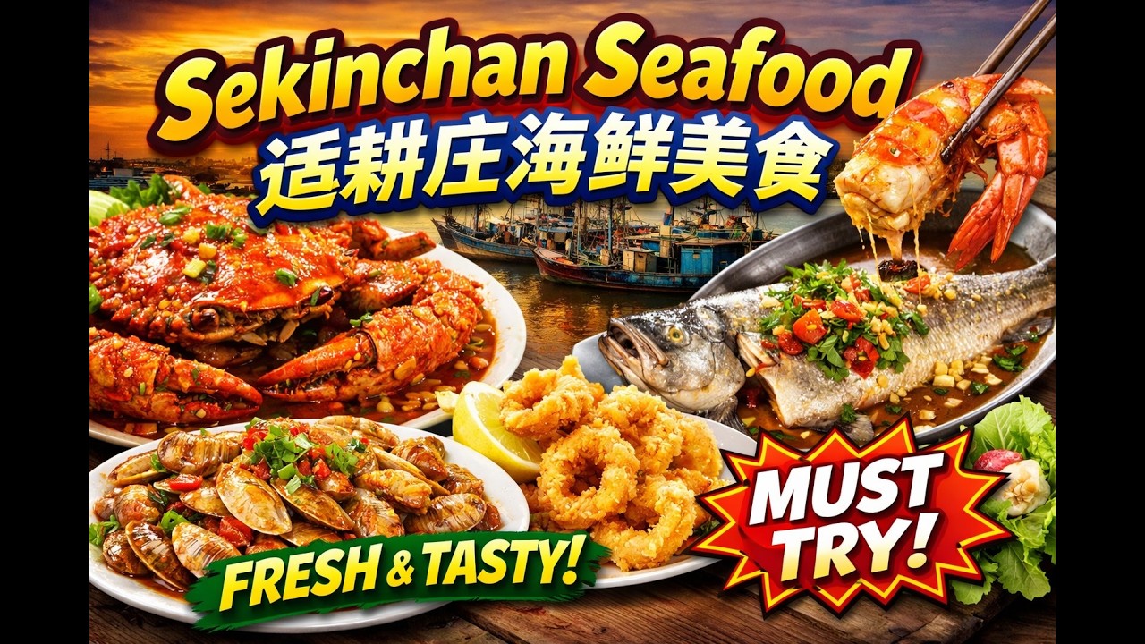 🐟SEKINCHAN Seafood Feast 🦀 | Fresh Catch from the Ocean! 适耕庄海鲜美食🦐