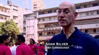 Vivek Ranadive and Adam Silver Visit India video