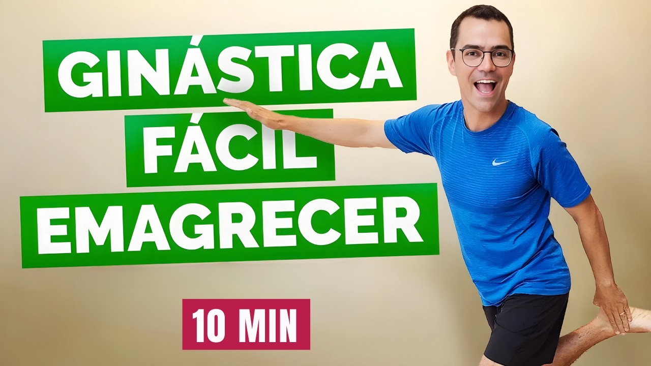 GINÁSTICA FÁCIL PARA EMAGRECER EM CASA | Para Iniciantes | Nível 3 | Aurélio Alfieri