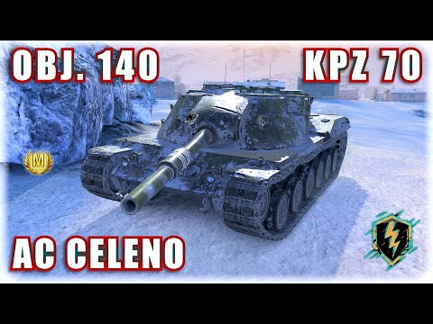 KPZ 70 ⌖ OBJ. 140 ⌖ AC CELENO | World of Tanks Blitz Replays