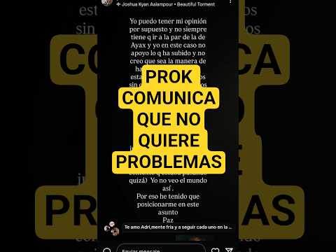 PROK no QUIERE CONFLICTO con FERNANDOCOSTA