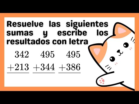 🎁 Como se hace la SUMA DE NÚMEROS CON 3 CIFRAS | Súper Fácil para 4to Grado de Primaria
