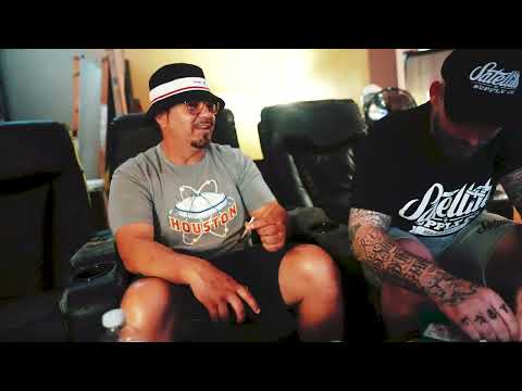 Paul Wall & Baby Bash  vibe out in the studio with Bruce Bang.