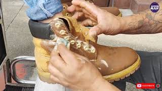 shoeshine #botas de carnaza color miel un verdadero milagro cambió increíble