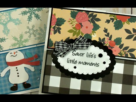 FUN FOLD BIRTHDAY CARDS || CROSSOVER GATEFOLD CARD