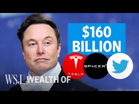 How Tesla, SpaceX and Twitter’s Volatility Sway Elon Musk’s Net Worth | WSJ