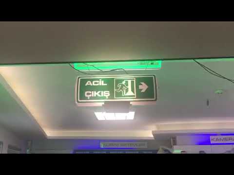 Sesli , Işıklı. Anons ve Seslendirme Li , Acil Çıkış ve Yönlendirme Levhaları