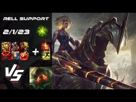 SUPPORT Rell vs Nautilus - EU Challenger Patch 25.S2.5