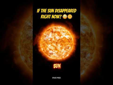 What If the Sun Disappeared Right Now? 😳🌞 #space #science #facts #sun #shorts #cosmicevolution#usa