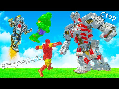 We Made the Avengers Fight Mechagodzilla 2021 in Animal Revolt Battle Simulator Multiplayer!