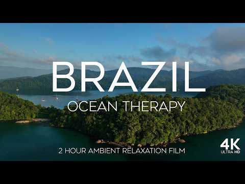 Ocean Therapy | Brazil | 4K Aerial Ambient Relaxation