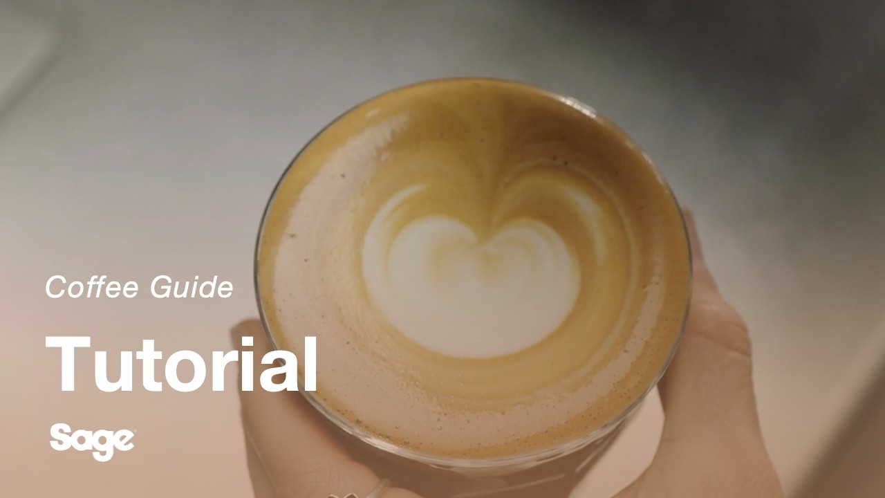 How to create latte art: the dot
