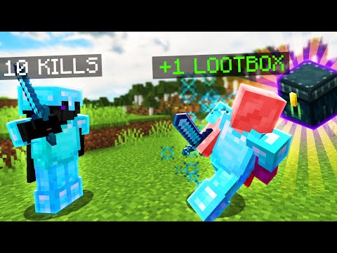 MeeZoid - Minecraft Factions, But 10 Kills = 1 OP Lootbox… *RAGE*