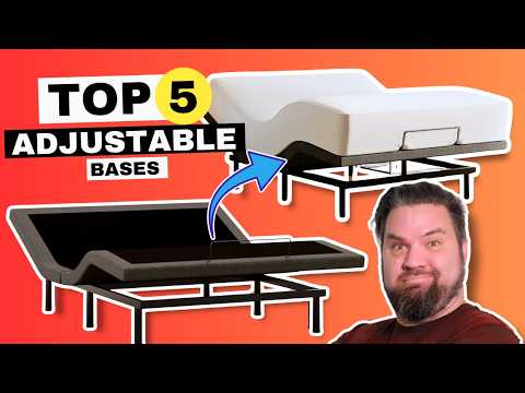 Fromann Adjustable Electric Twin XL Bed Base Frame with Massage, USB Type-C Ports, Zero Gravity, Under Bed Led Lighting and Three Leg Height (Grey) video review thumbnail