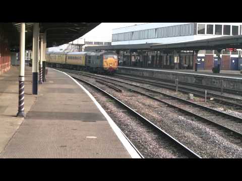 NR 31106 ARRIVES AT GLOUCESTER WITH 3Z63 TEST TRAIN 230312.MP4
