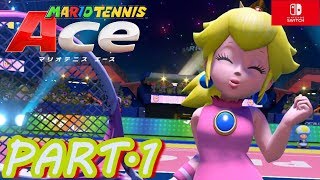 #1【マリオテニスエース】国を滅ぼすラケットがルイージを襲う!?1人でじっくりストーリーモード