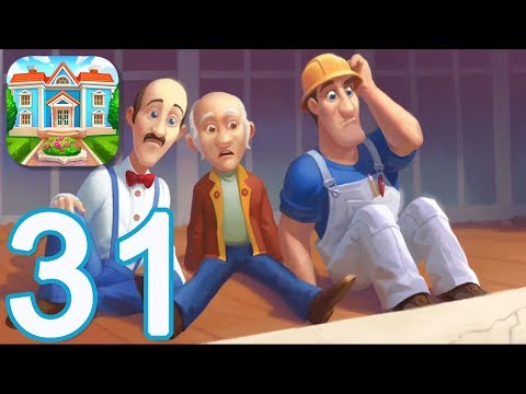 HOMESCAPES Story Walkthrough Gameplay #31 - Party Room - Day 4 (iOS, Android)