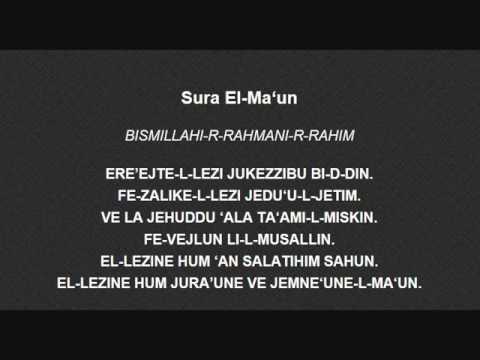 Sura El Ma'un