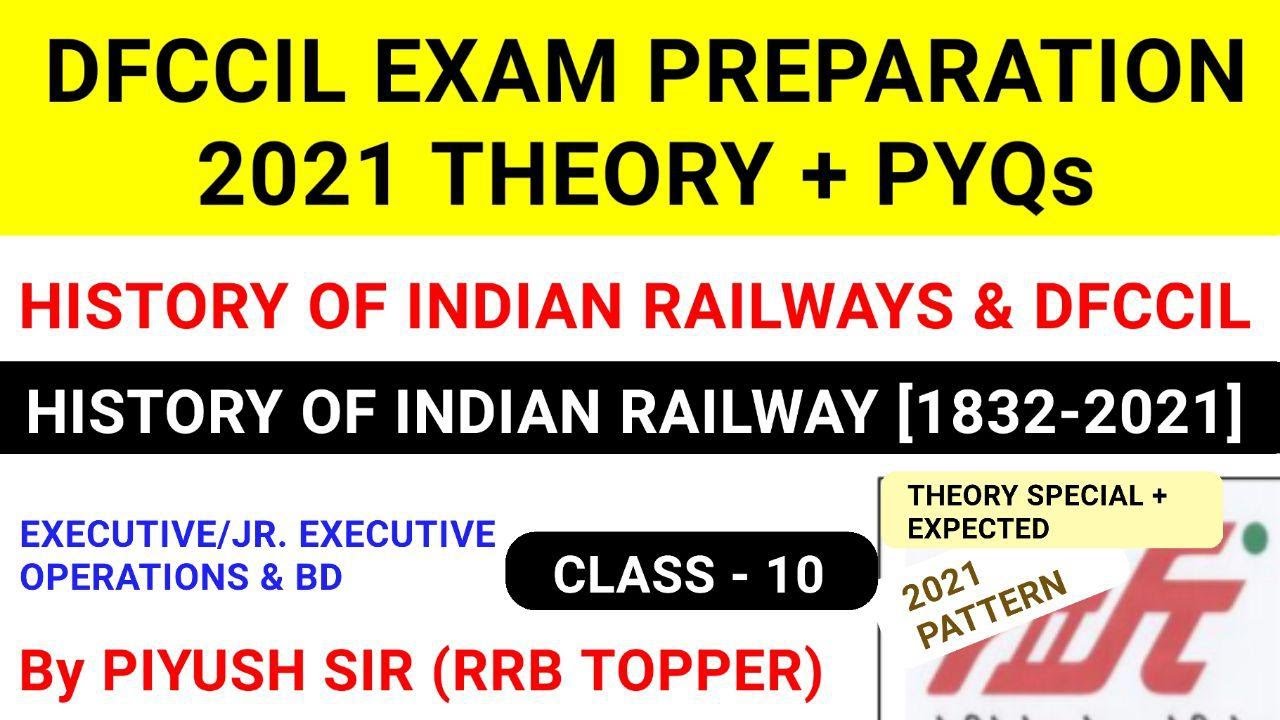 dfccil previous year paper/History of Indian Railways and DFCCIL/dfccil executive operations and bd
