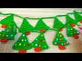 Great Idea Crochet Christmas Tree Garland