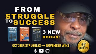 From Struggle to Success: 3 New Books + Major Announcements (One Hit #2 on Amazon!)