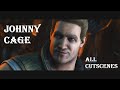Mortal Kombat X ALL JOHNNY CAGE Character Cutscenes Story Mode Andrew Bowen MKX