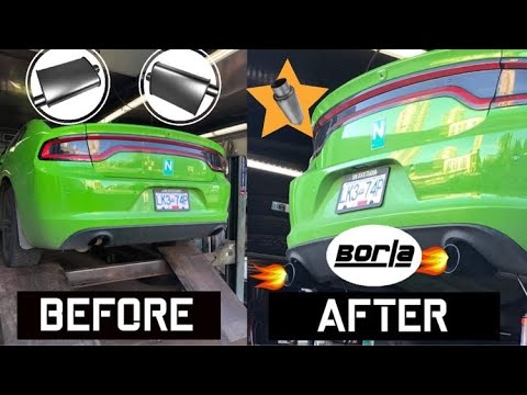 Mid-Muffler Delete VS Borla XR-1 Mufflers | 2017 Dodge Charger R/T