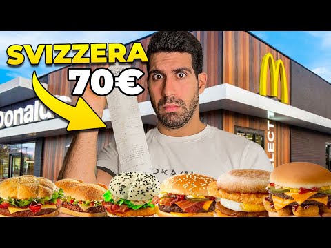 IL MC DONALD'S PIÙ COSTOSO al MONDO - Mc Svizzera, Lugano