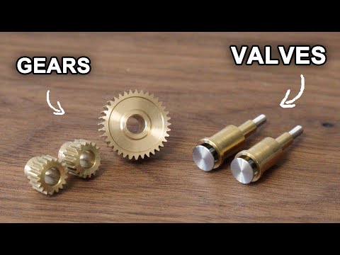 Making a 4 Stroke Engine. Episode 2 - Gear & Valve