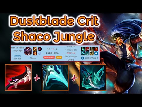 Duskblade Shaco Jungle - S12 Ranked [League of Legends] Full Gameplay - Infernal Shaco
