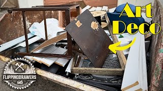 Art Deco dumpster treasure made beautiful again