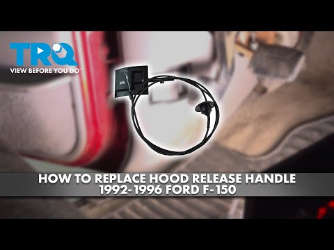 How to Replace Hood Release Handle 1992-1996 Ford F-150
