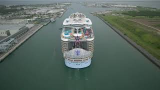 Utopia of the Seas arriving in to Port Canaveral