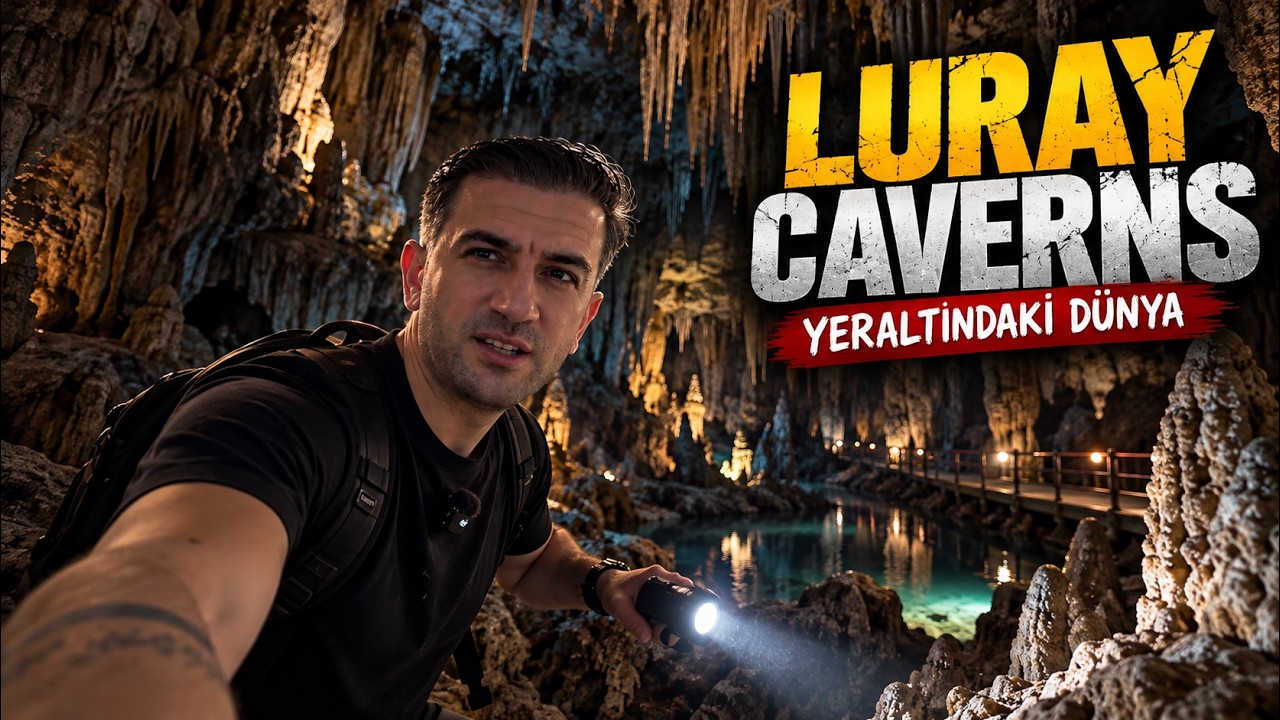 Amerika'nın Yeraltındaki Gizli Dünyası! | Luray Caverns - Virginia Vlog