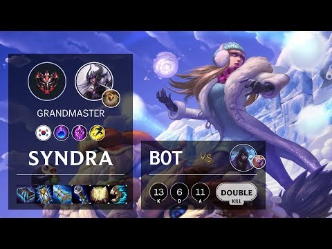 Syndra Bot vs Aphelios - KR Grandmaster Patch 10.10