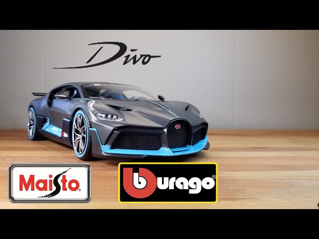 Vidéo teaser pour Maisto/Bburago 1/18 Scale Bugatti Divo | Diecast Model Car | Overview and Unboxing