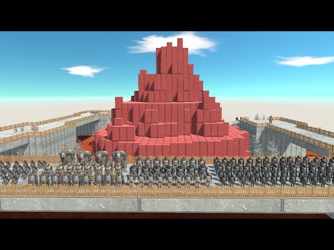 Pig Escort Mission 3: Ape Army and Inferno Red Mountain Animal Revolt Battle Simulator