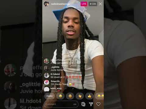 Nolimit Lil wet on live talking about hoes and jail