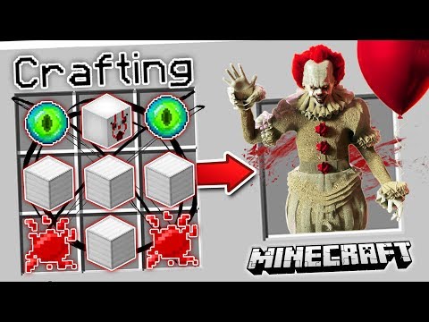 HOW TO SUMMON PENNYWISE IN MINECRAFT!