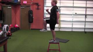 Golf Fitness Glute Loading Step Up