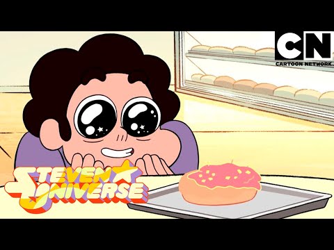 Capa de De aventuras a rosquinhas | Steven Universo | Cartoon Network
